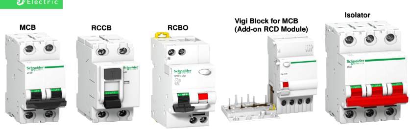 MCB & RCCB — supplied VSPIAS brochure