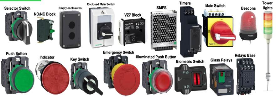 Harmony controls & isolator switches — supplied VSPIAS brochure